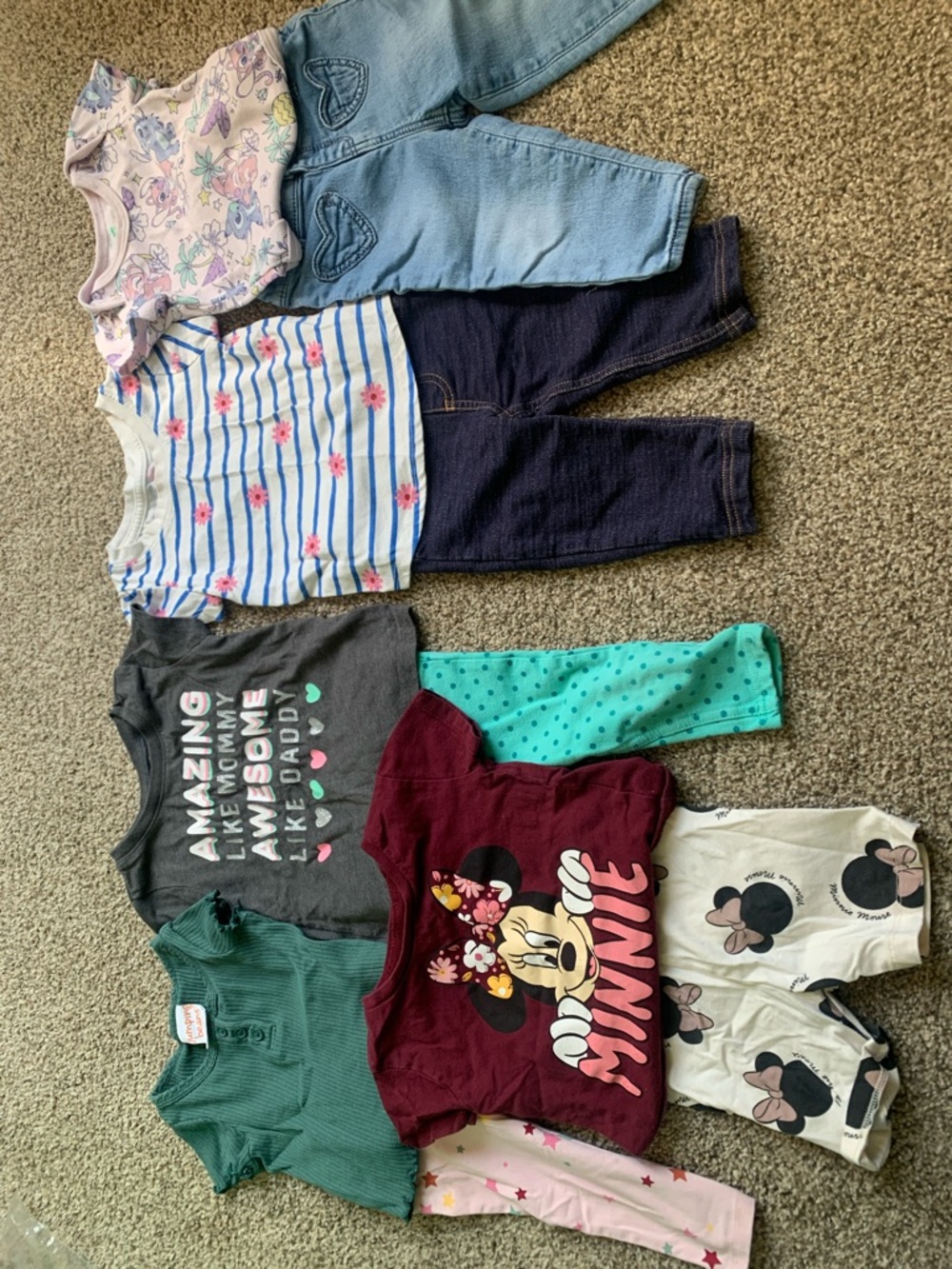 12 month baby girl clothing bundle